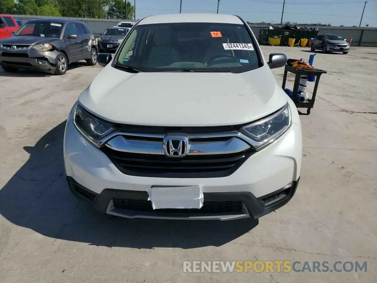 5 fotografías del automóvil dañado 2HKRW6H36KH202046 HONDA CRV 2019