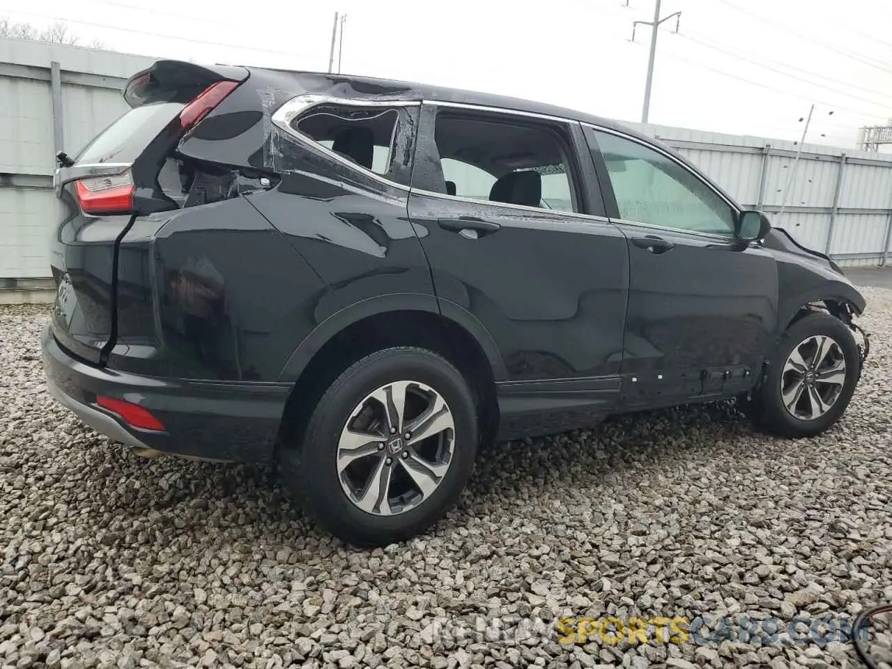 3 fotografías del automóvil dañado 2HKRW6H36KH230168 HONDA CRV 2019