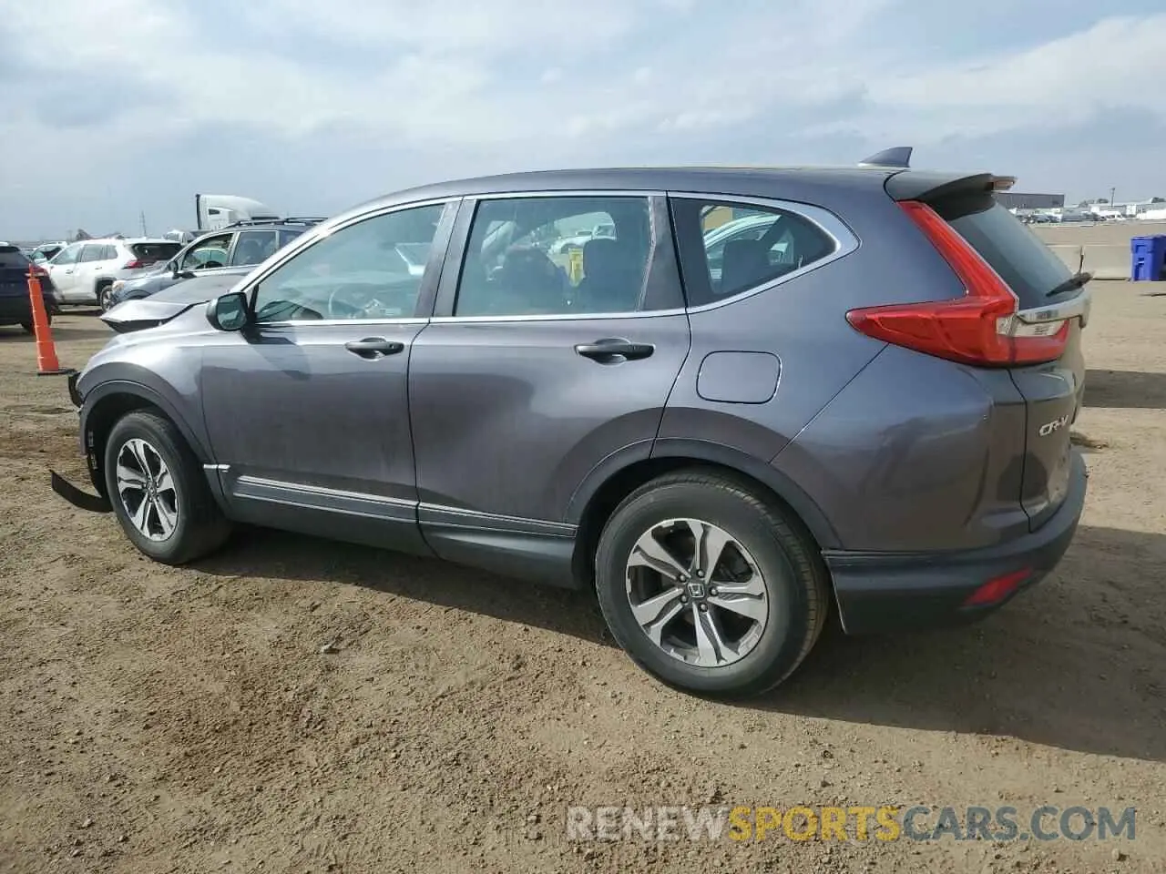 2 fotografías del automóvil dañado 2HKRW6H37KH219034 HONDA CRV 2019
