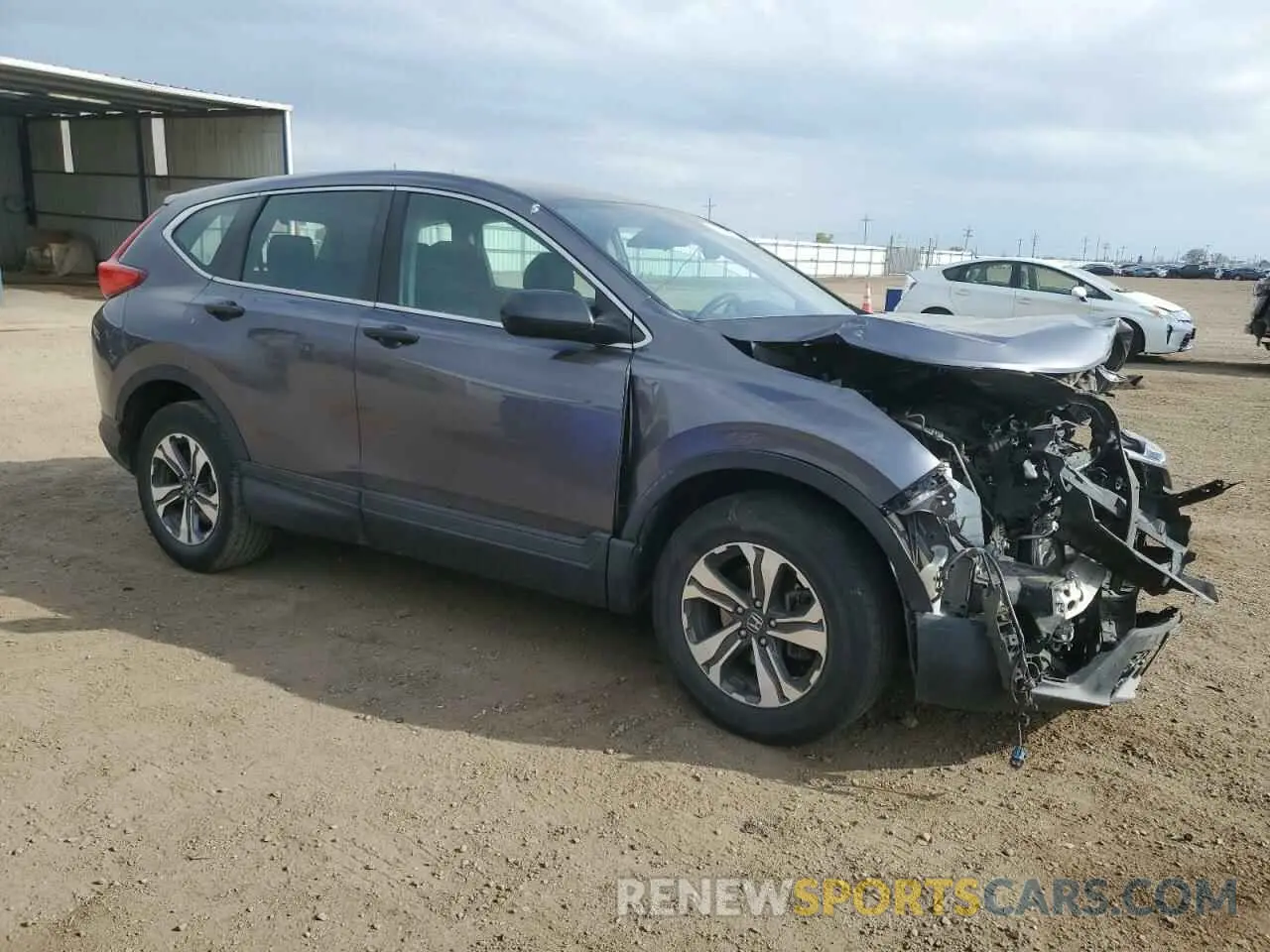 4 fotografías del automóvil dañado 2HKRW6H37KH219034 HONDA CRV 2019