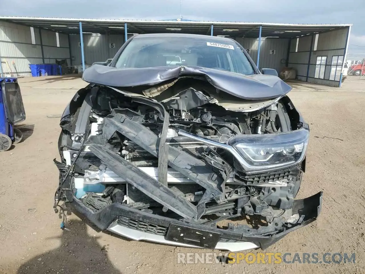 5 fotografías del automóvil dañado 2HKRW6H37KH219034 HONDA CRV 2019
