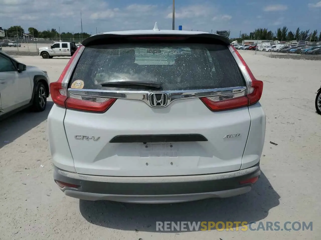 6 fotografías del automóvil dañado 2HKRW6H37KH232642 HONDA CRV 2019
