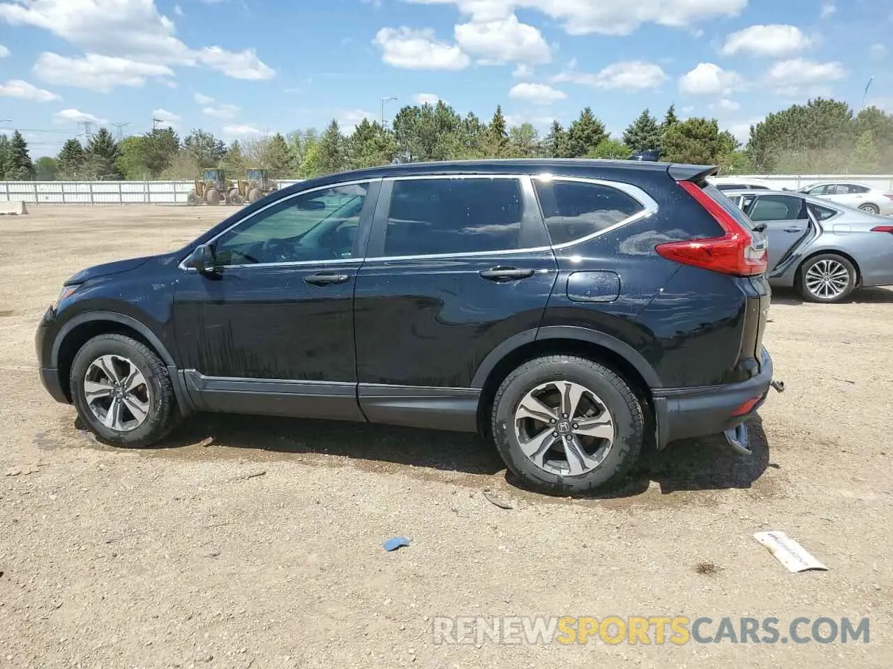 2 fotografías del automóvil dañado 2HKRW6H38KH200380 HONDA CRV 2019