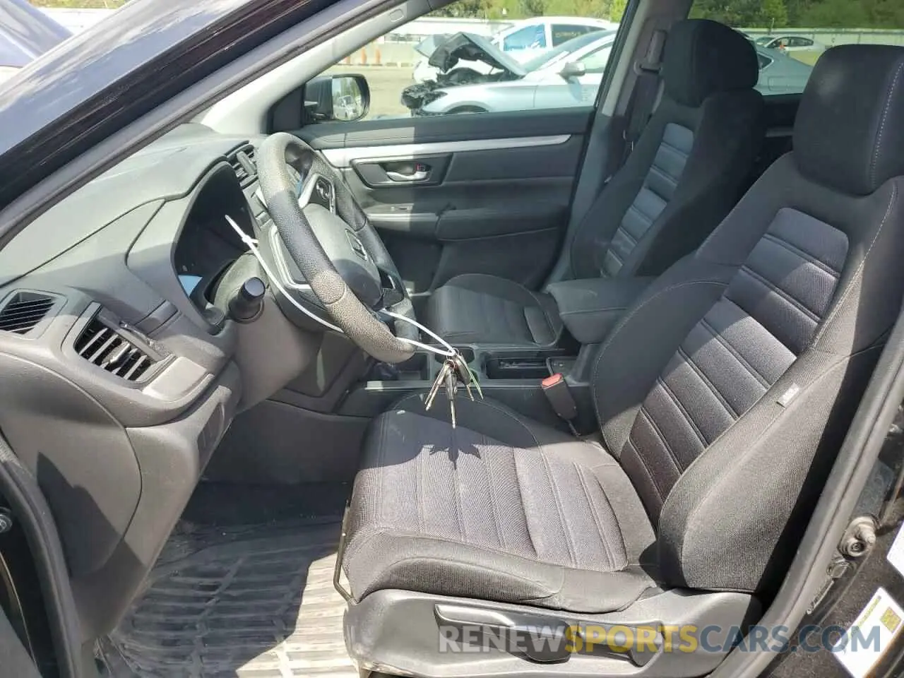 7 fotografías del automóvil dañado 2HKRW6H38KH200380 HONDA CRV 2019