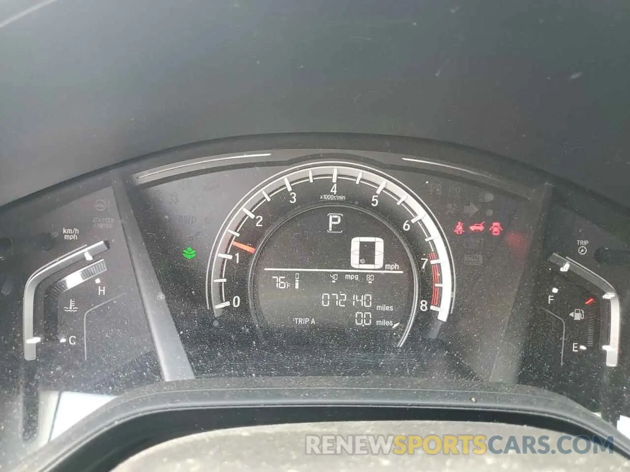 9 fotografías del automóvil dañado 2HKRW6H38KH200380 HONDA CRV 2019
