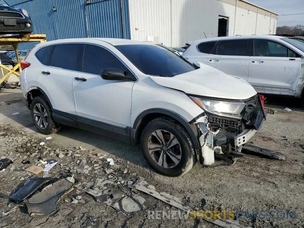 4 fotografías del automóvil dañado 2HKRW6H39KH216037 HONDA CRV 2019
