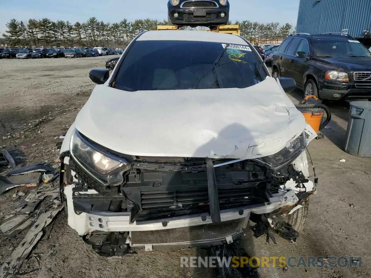 5 fotografías del automóvil dañado 2HKRW6H39KH216037 HONDA CRV 2019