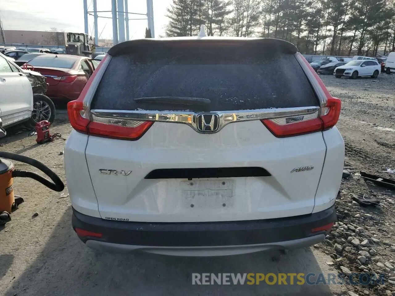 6 fotografías del automóvil dañado 2HKRW6H39KH216037 HONDA CRV 2019