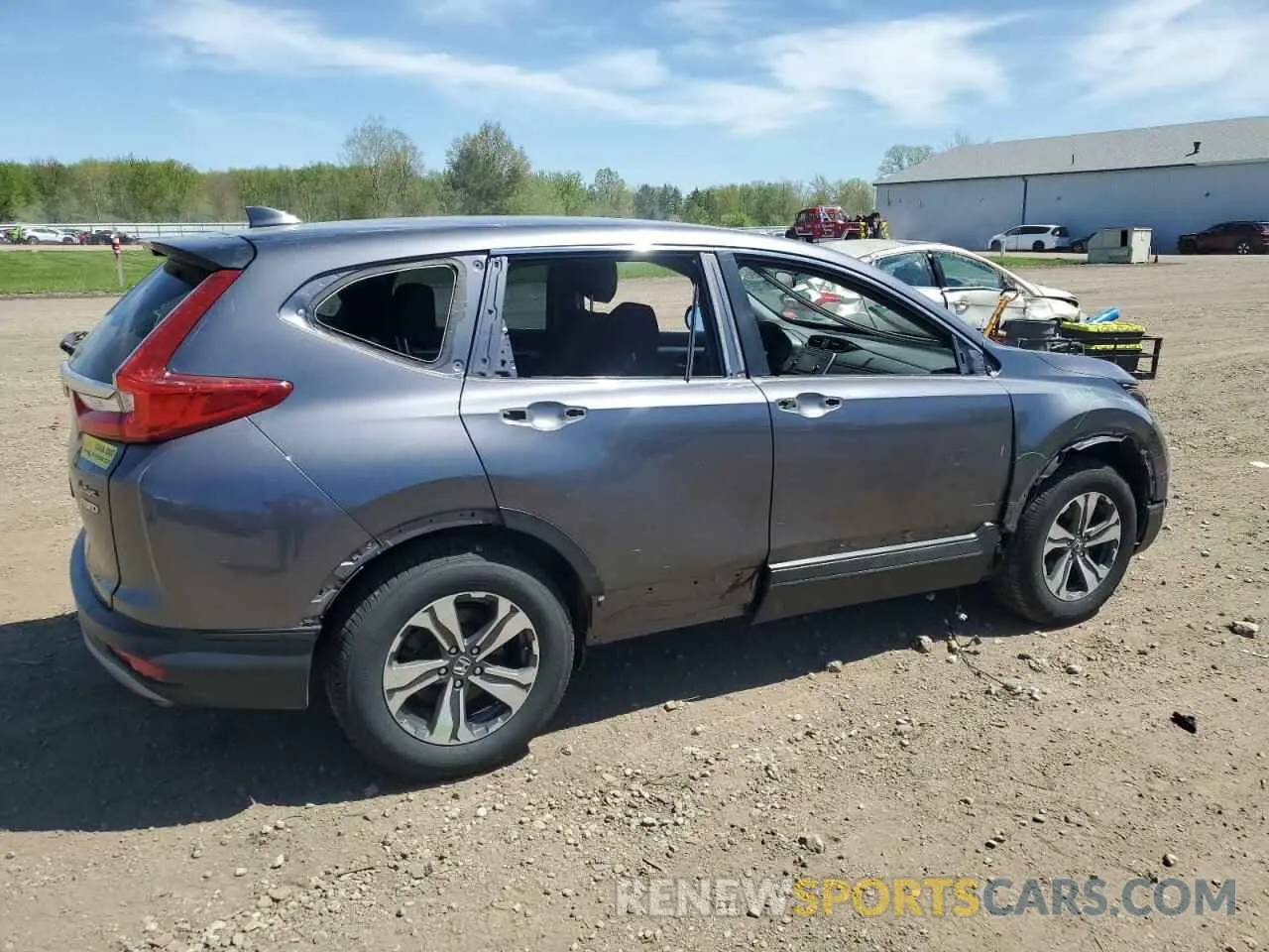 3 fotografías del automóvil dañado 2HKRW6H39KH217236 HONDA CRV 2019
