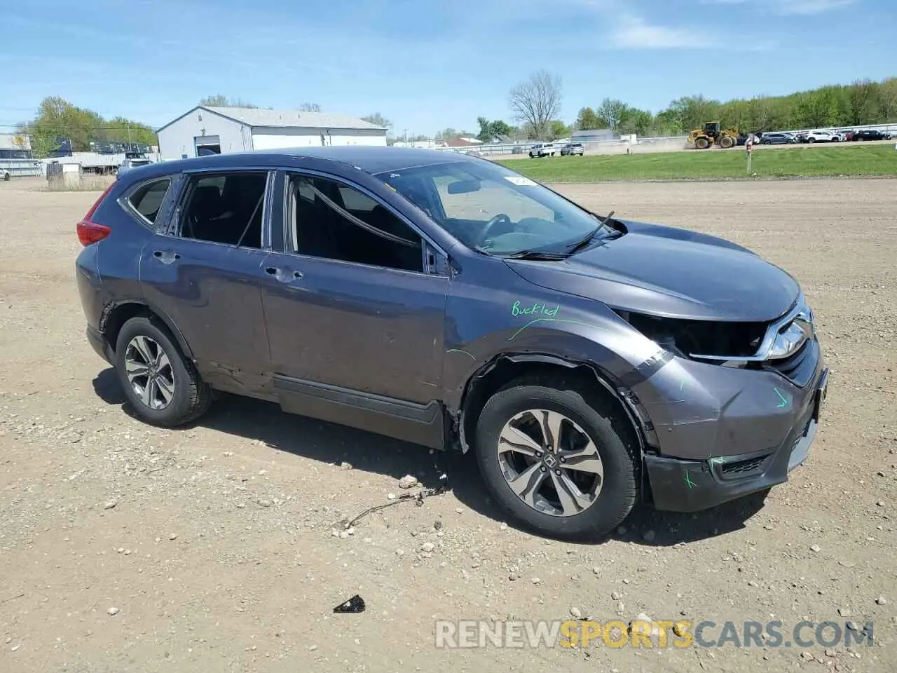 4 fotografías del automóvil dañado 2HKRW6H39KH217236 HONDA CRV 2019
