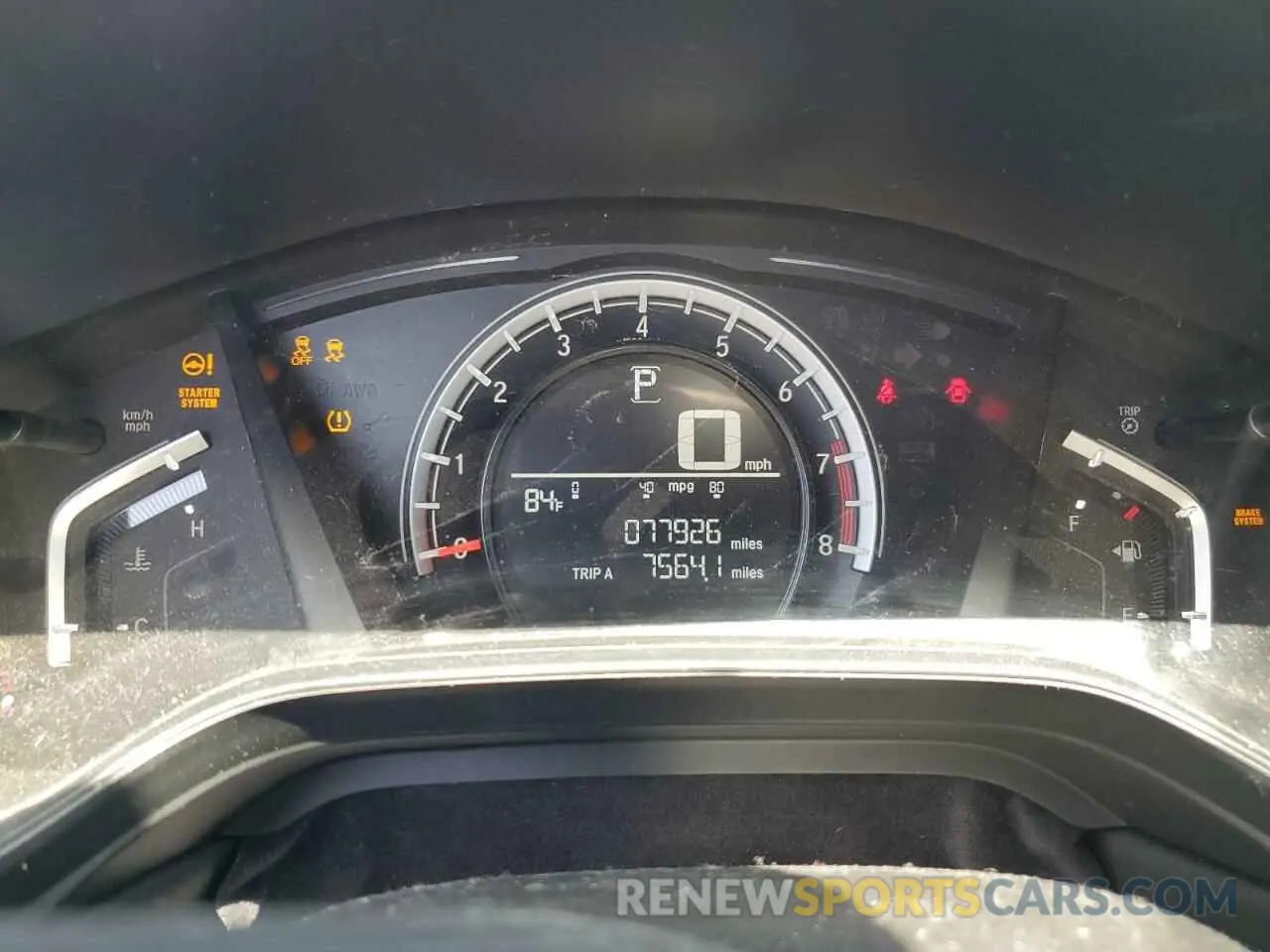 9 fotografías del automóvil dañado 2HKRW6H39KH223487 HONDA CRV 2019