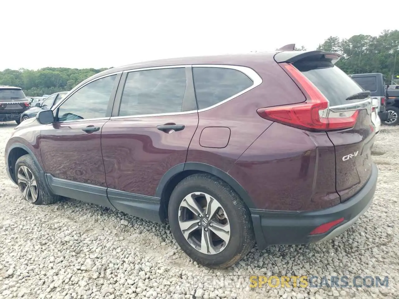 2 fotografías del automóvil dañado 2HKRW6H39KH226180 HONDA CRV 2019