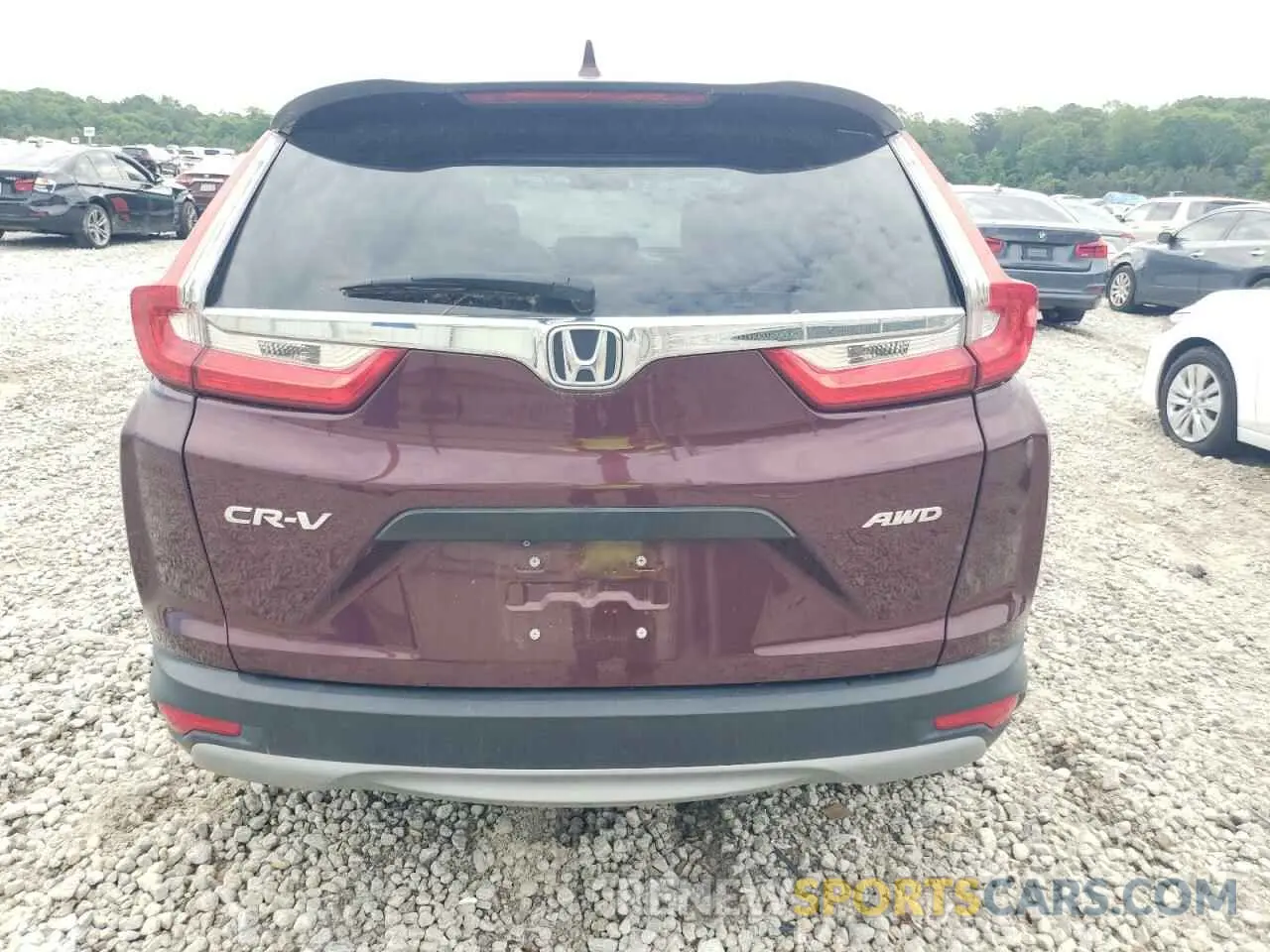 6 fotografías del automóvil dañado 2HKRW6H39KH226180 HONDA CRV 2019