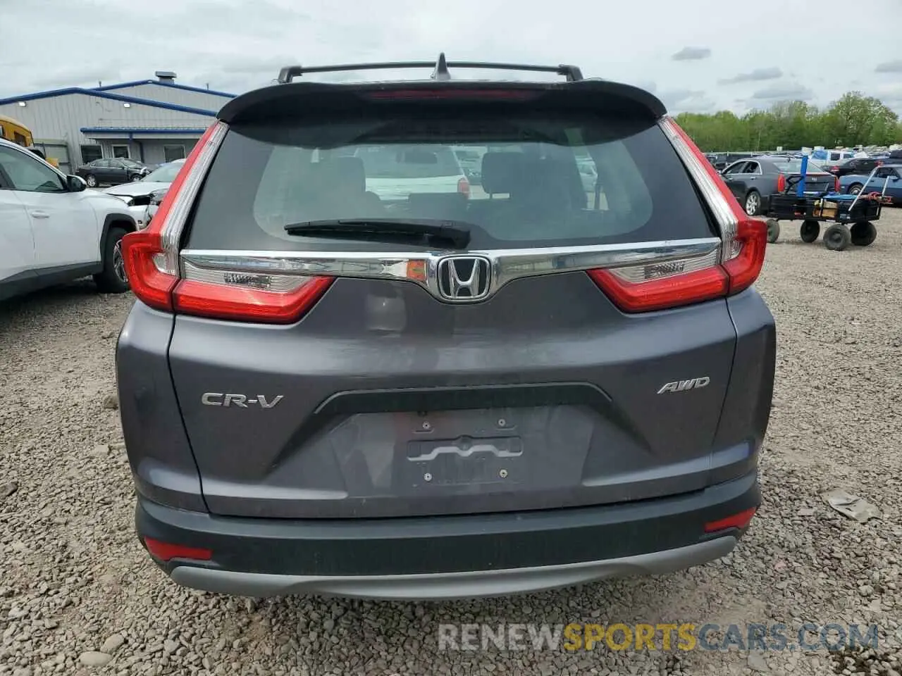 6 fotografías del automóvil dañado 2HKRW6H3XKH220243 HONDA CRV 2019