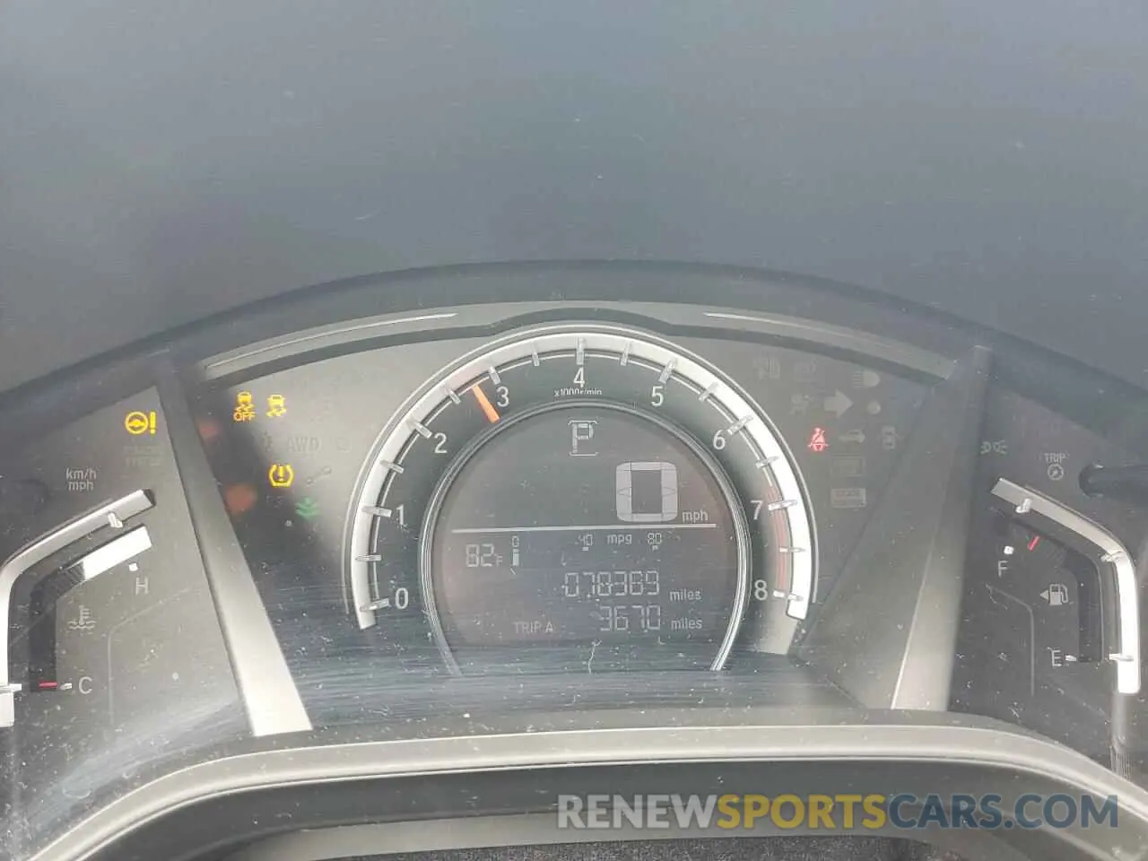 9 fotografías del automóvil dañado 2HKRW6H3XKH220243 HONDA CRV 2019