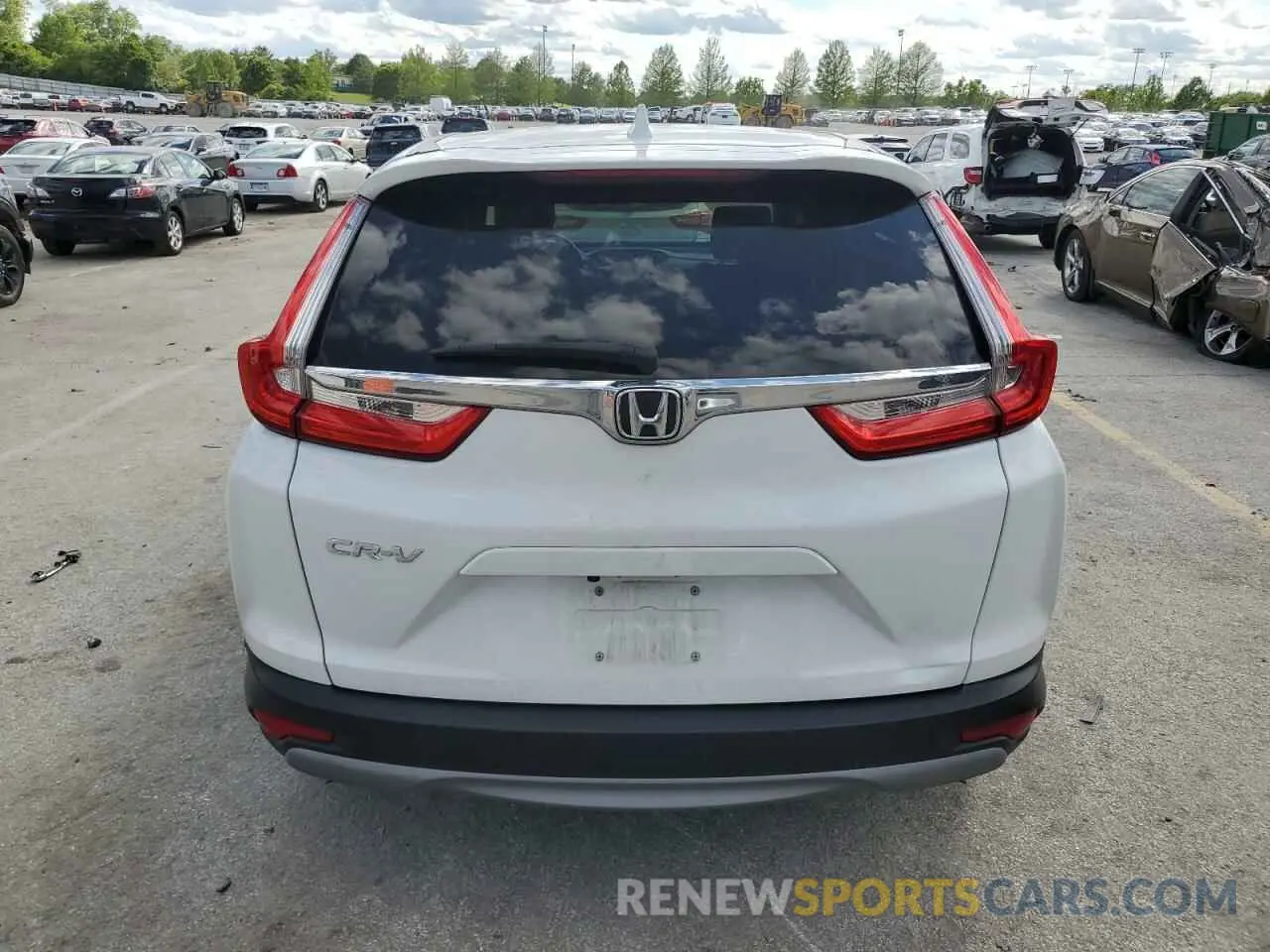 6 fotografías del automóvil dañado 5J6RW1H51KA027873 HONDA CRV 2019