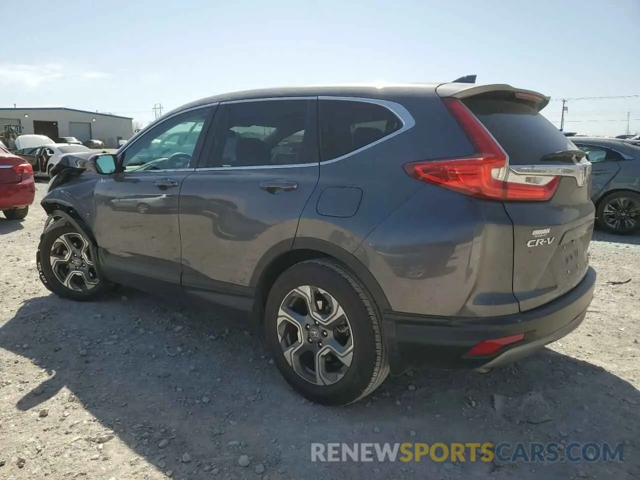 2 fotografías del automóvil dañado 5J6RW1H51KA031888 HONDA CRV 2019