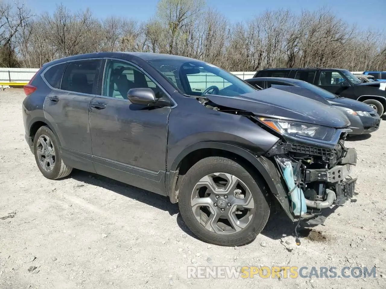 4 fotografías del automóvil dañado 5J6RW1H51KA031888 HONDA CRV 2019