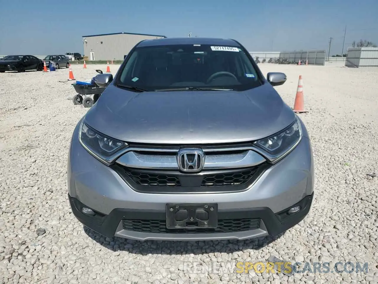 5 fotografías del automóvil dañado 5J6RW1H52KA016199 HONDA CRV 2019