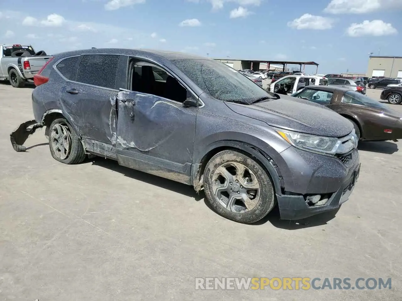4 fotografías del automóvil dañado 5J6RW1H52KL002369 HONDA CRV 2019