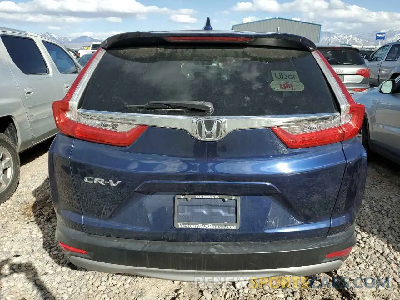 6 fotografías del automóvil dañado 5J6RW1H53KA013666 HONDA CRV 2019