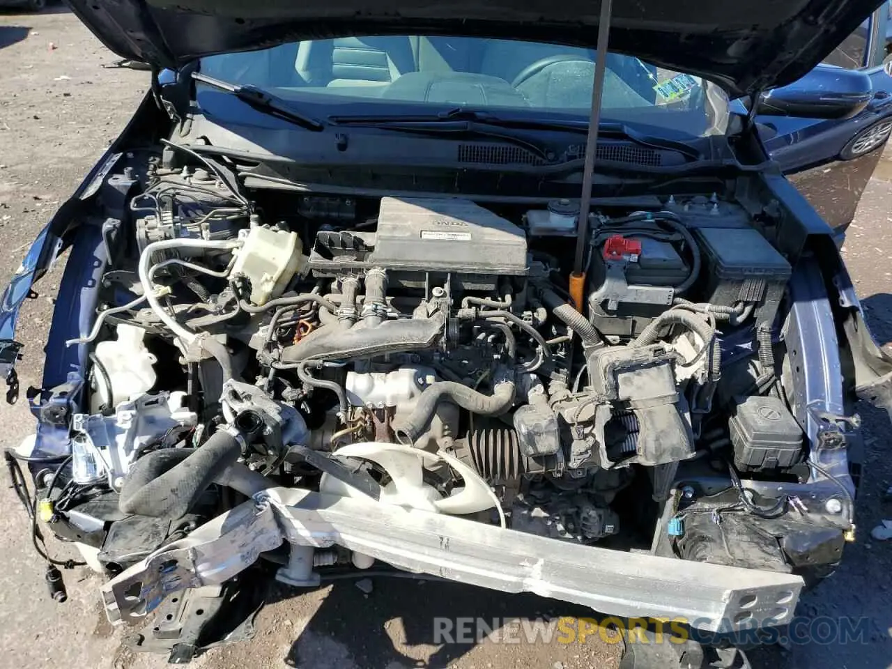 12 fotografías del automóvil dañado 5J6RW1H54KA041959 HONDA CRV 2019