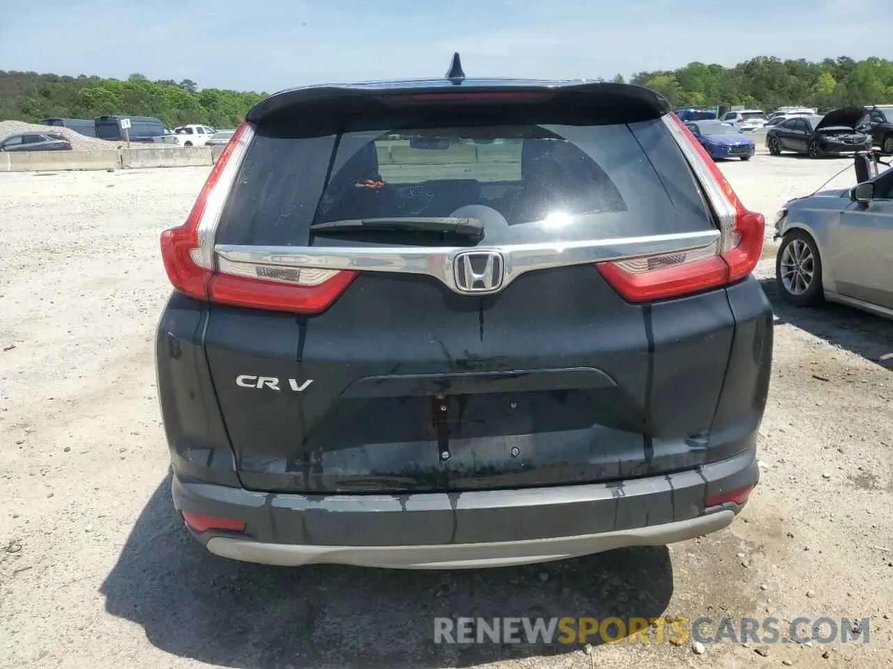 6 fotografías del automóvil dañado 5J6RW1H58KA005918 HONDA CRV 2019