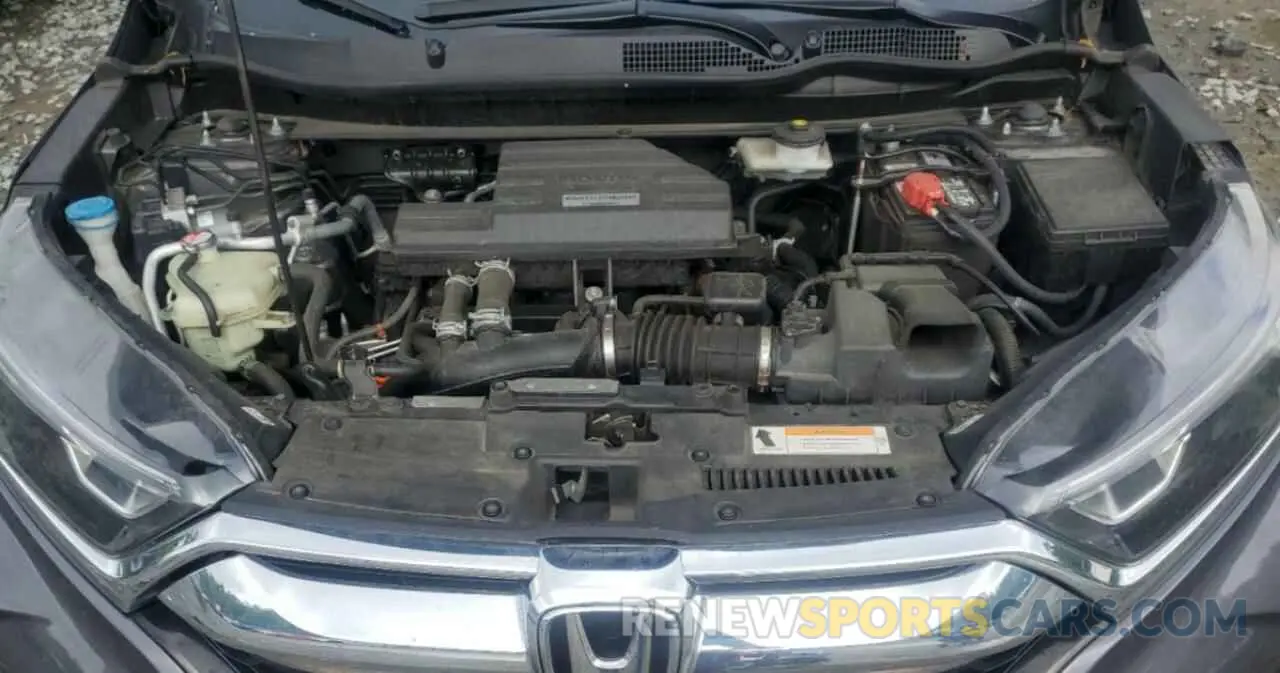 12 fotografías del automóvil dañado 5J6RW1H59KA005684 HONDA CRV 2019