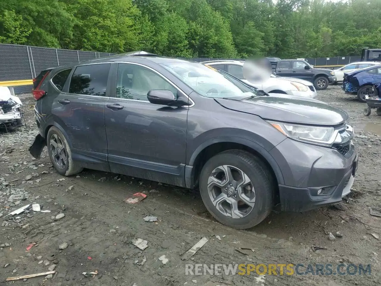 4 fotografías del automóvil dañado 5J6RW1H59KA005684 HONDA CRV 2019