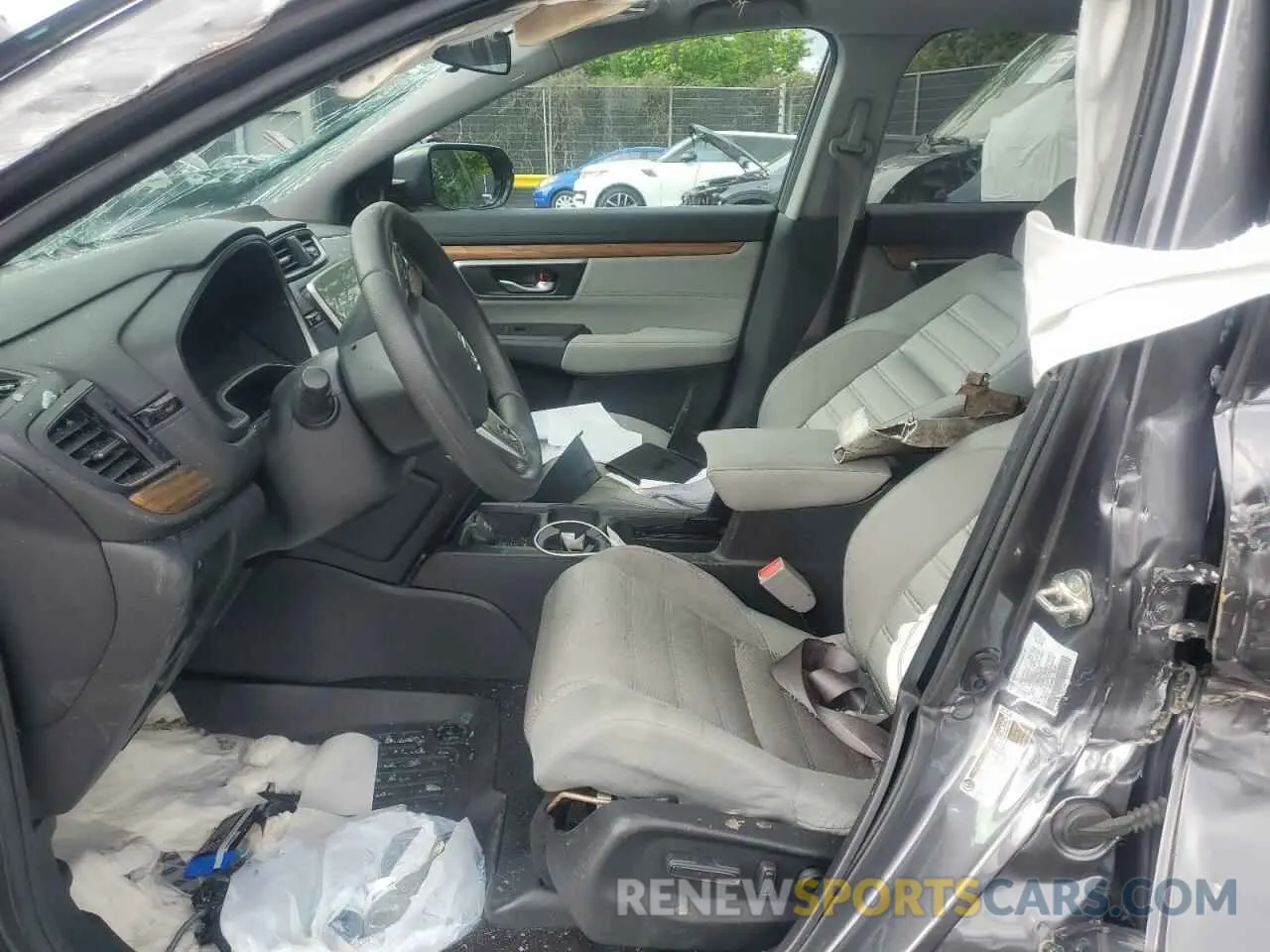 7 fotografías del automóvil dañado 5J6RW1H59KA005684 HONDA CRV 2019