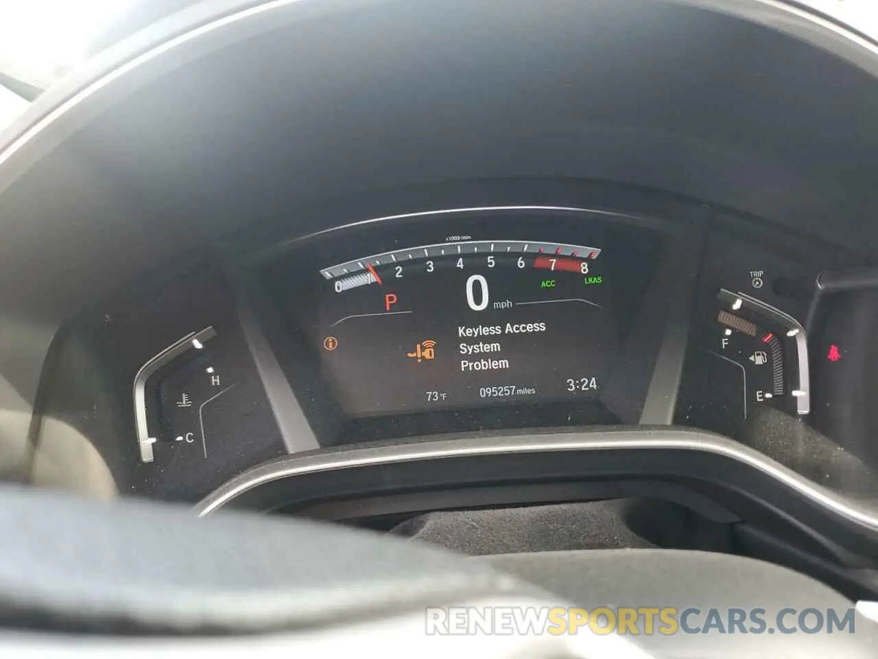 9 fotografías del automóvil dañado 5J6RW1H59KA012697 HONDA CRV 2019