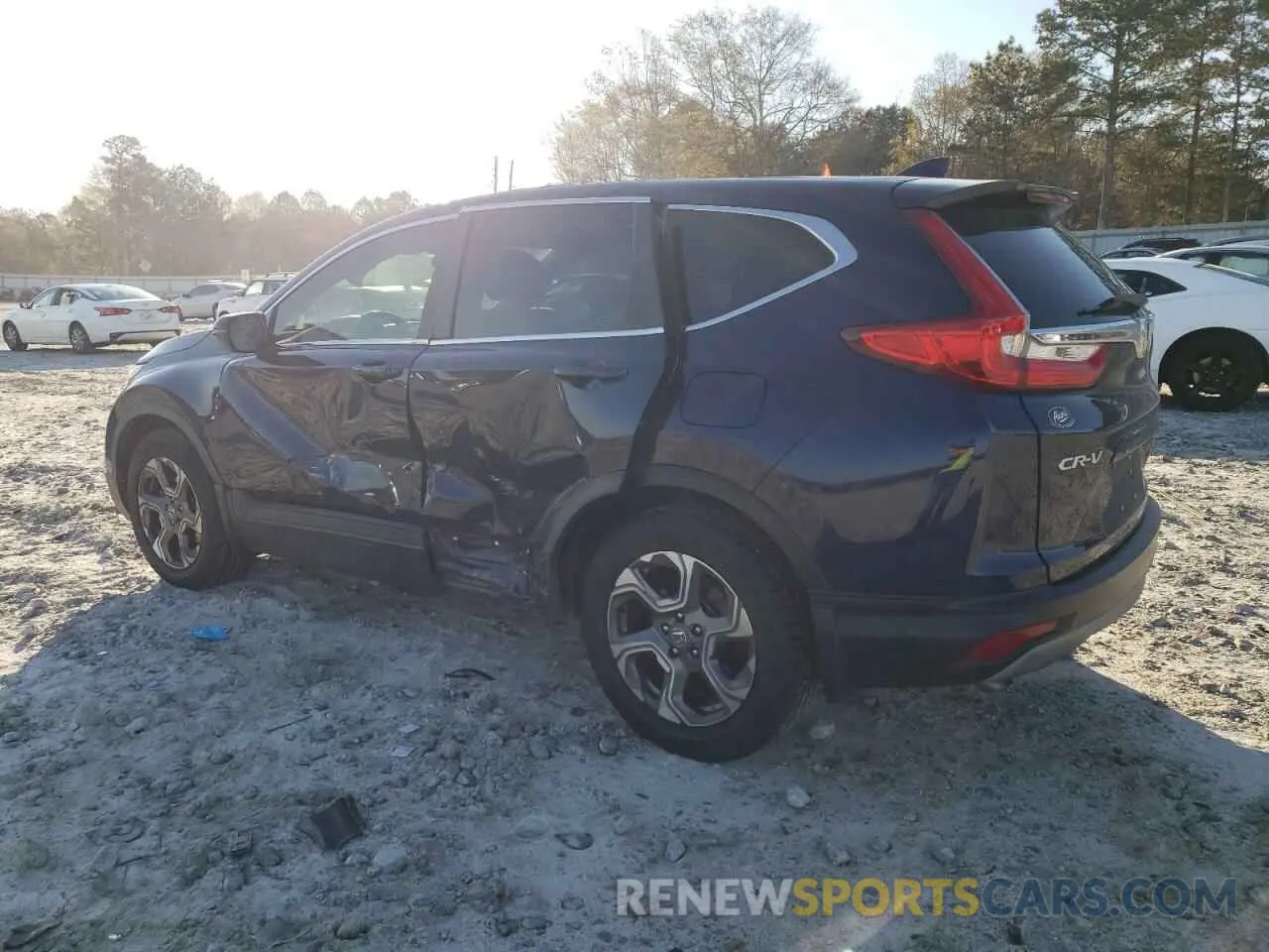 2 fotografías del automóvil dañado 5J6RW1H59KA022937 HONDA CRV 2019