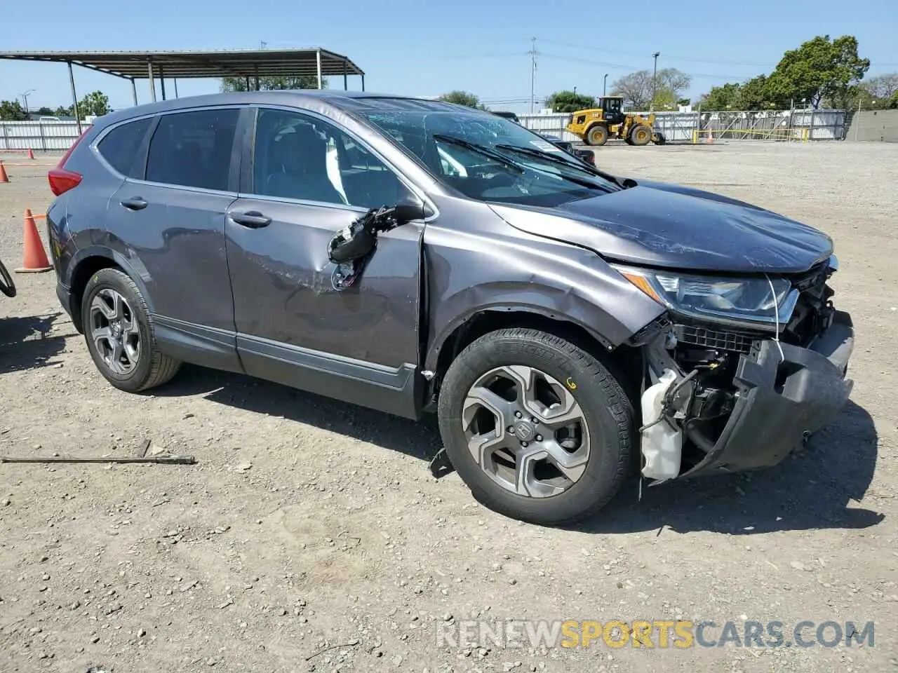 4 fotografías del automóvil dañado 5J6RW1H5XKA039438 HONDA CRV 2019