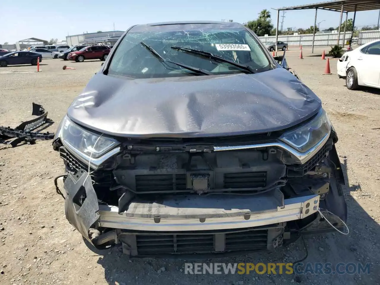 5 fotografías del automóvil dañado 5J6RW1H5XKA039438 HONDA CRV 2019