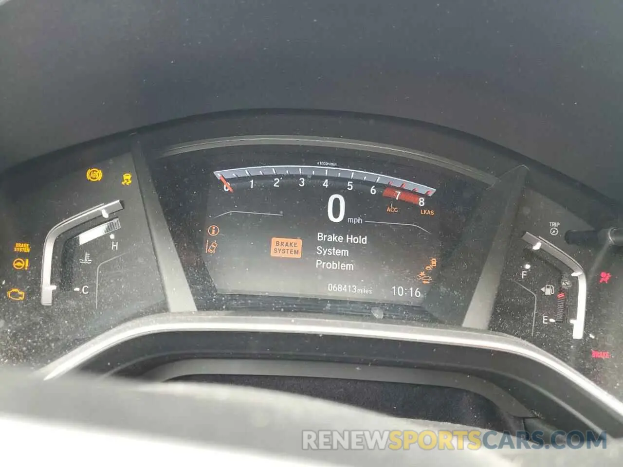 9 fotografías del automóvil dañado 5J6RW1H5XKA039438 HONDA CRV 2019