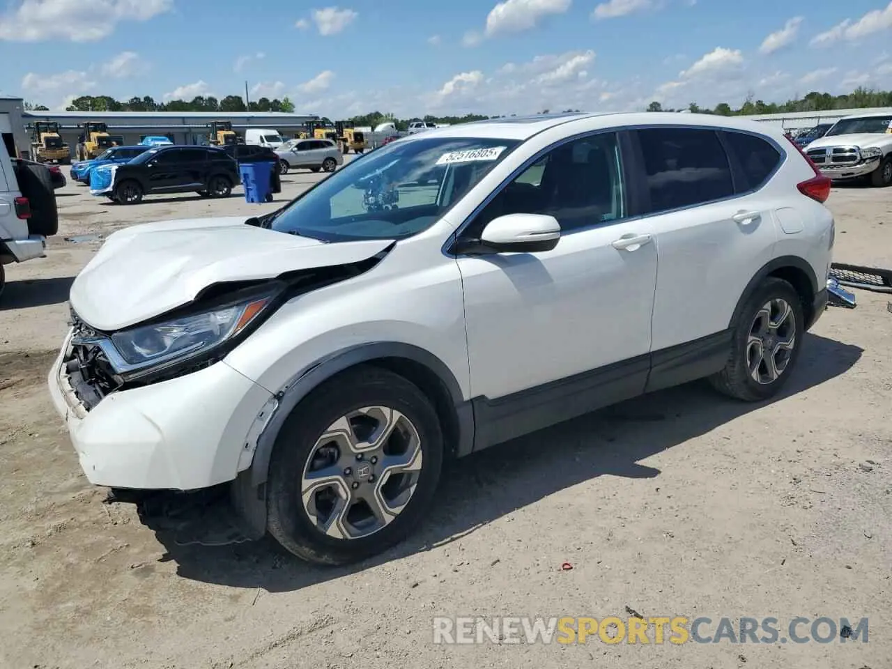 1 fotografías del automóvil dañado 5J6RW1H84KA016621 HONDA CRV 2019