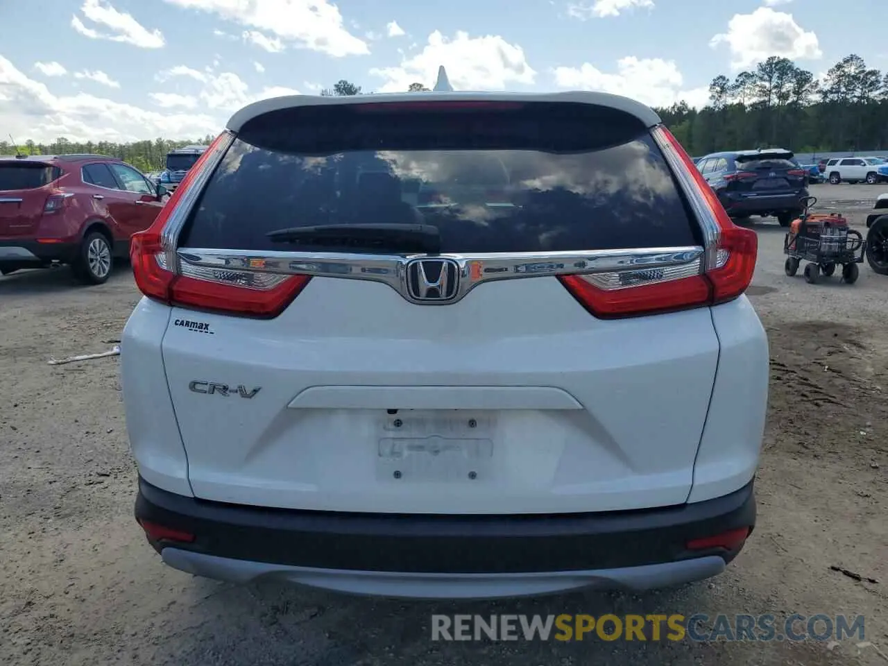 6 fotografías del automóvil dañado 5J6RW1H84KA016621 HONDA CRV 2019