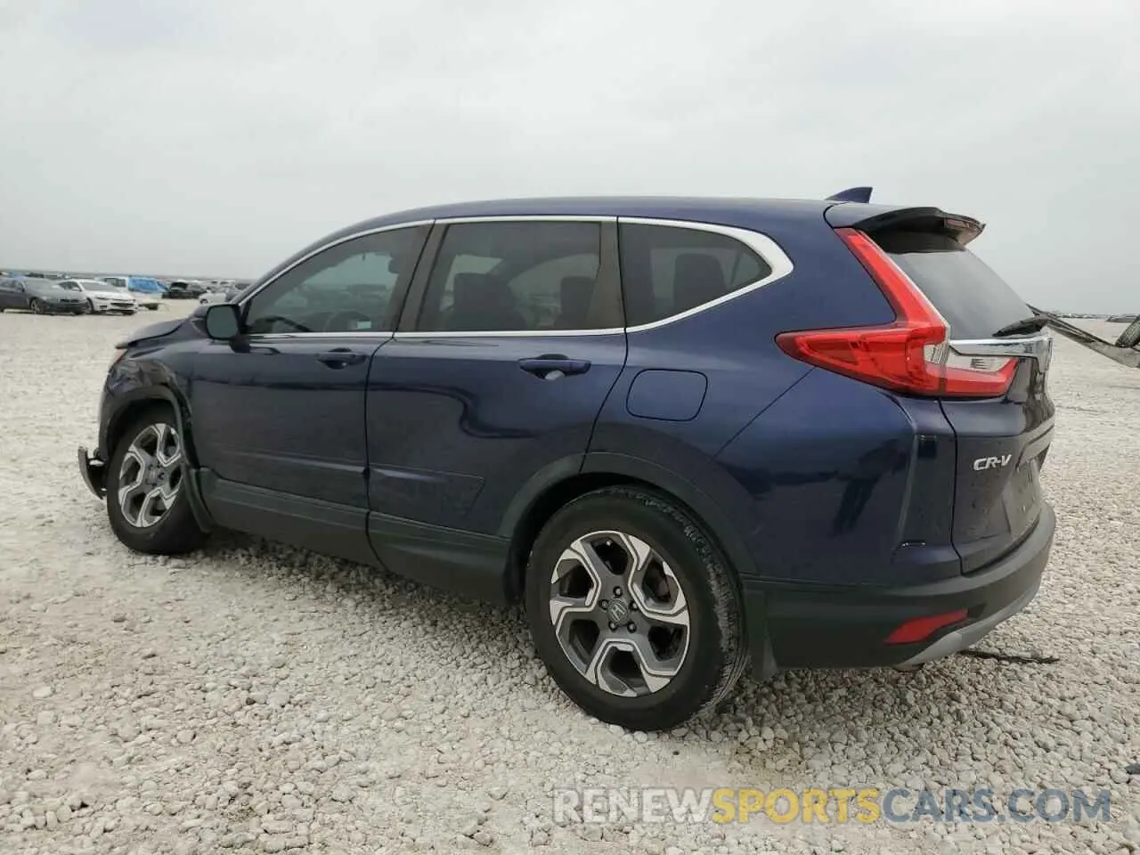 2 fotografías del automóvil dañado 5J6RW1H84KA028655 HONDA CRV 2019