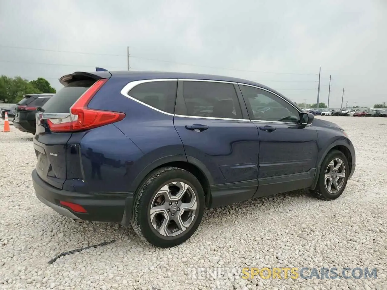 3 fotografías del automóvil dañado 5J6RW1H84KA028655 HONDA CRV 2019