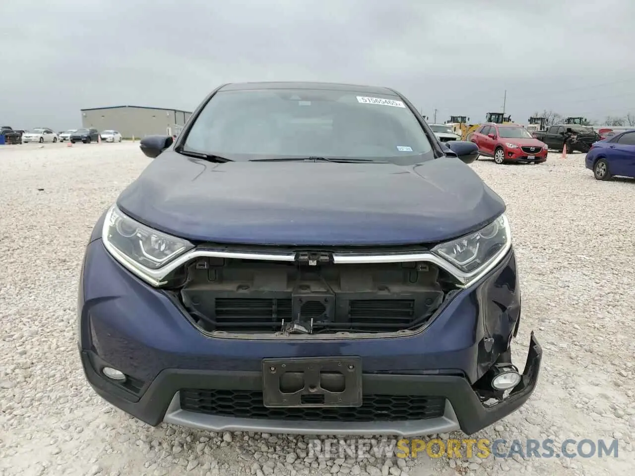 5 fotografías del automóvil dañado 5J6RW1H84KA028655 HONDA CRV 2019