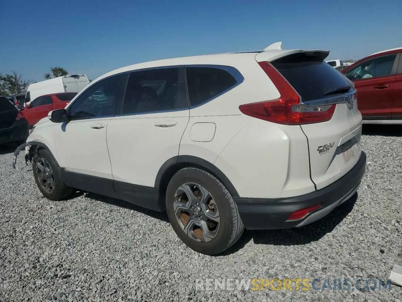 2 fotografías del automóvil dañado 5J6RW1H85KA041530 HONDA CRV 2019