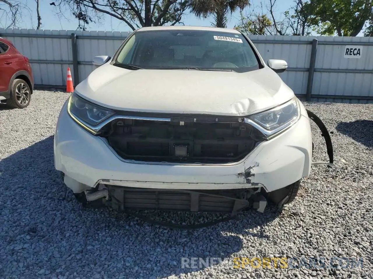 5 fotografías del automóvil dañado 5J6RW1H85KA041530 HONDA CRV 2019
