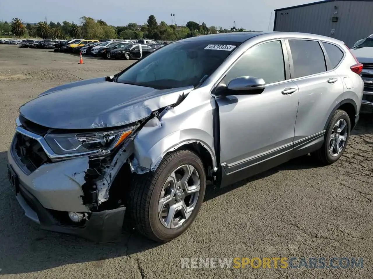 1 fotografías del automóvil dañado 5J6RW1H86KA048051 HONDA CRV 2019