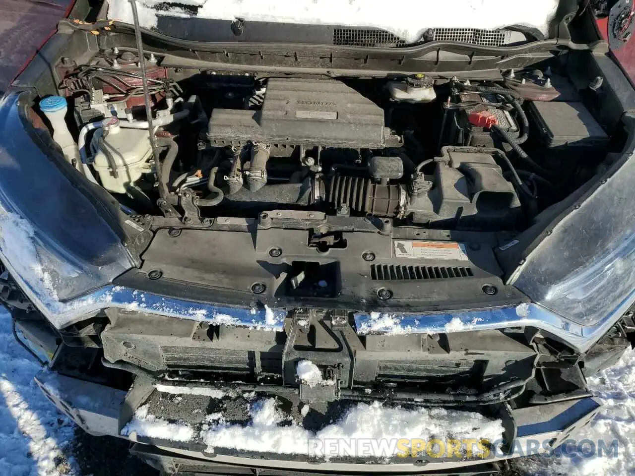 12 fotografías del automóvil dañado 5J6RW2H51KL009240 HONDA CRV 2019