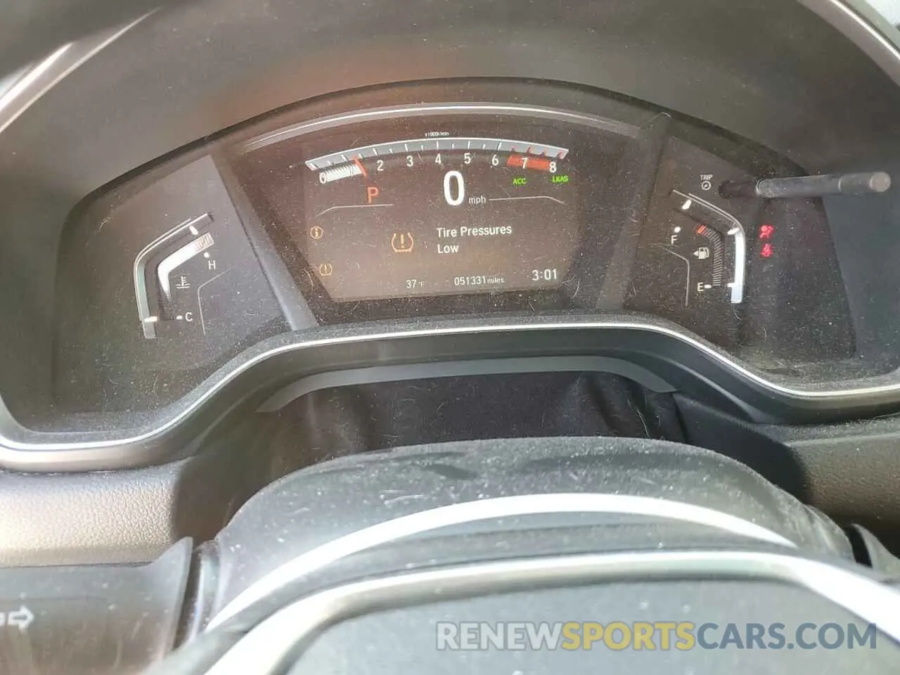 9 fotografías del automóvil dañado 5J6RW2H51KL009240 HONDA CRV 2019