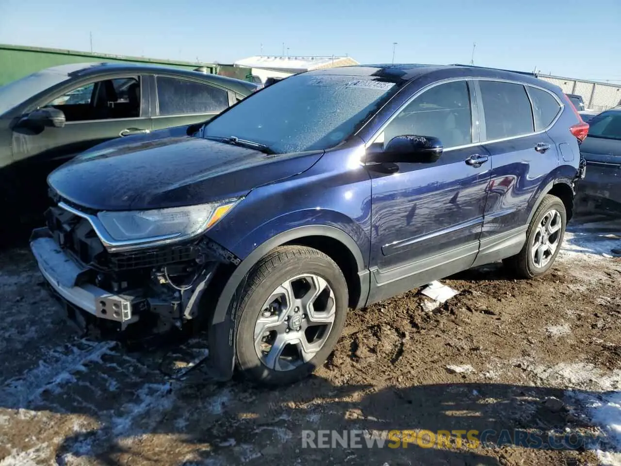 1 fotografías del automóvil dañado 5J6RW2H55KA019216 HONDA CRV 2019