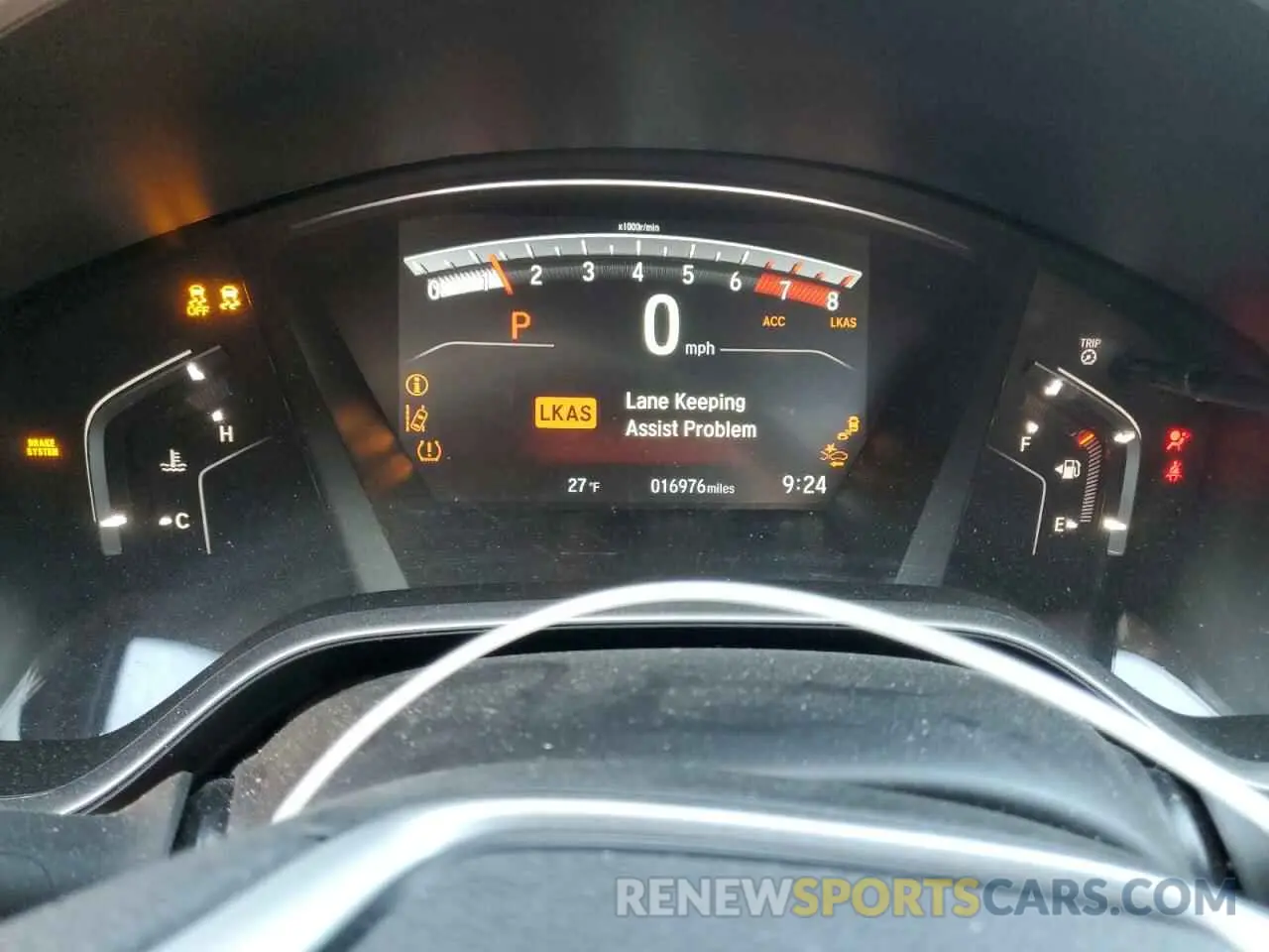 9 fotografías del automóvil dañado 5J6RW2H55KA019216 HONDA CRV 2019