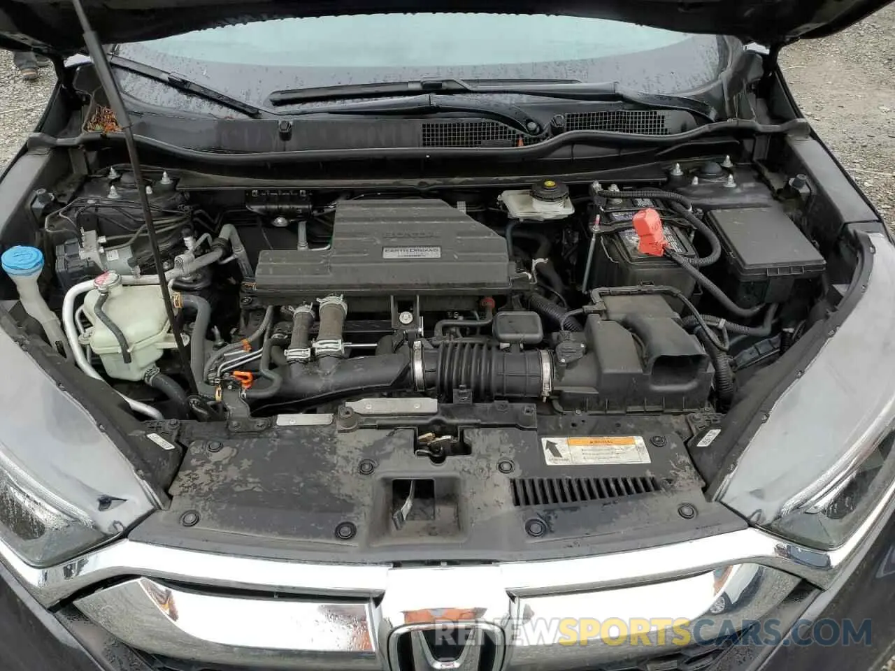 12 fotografías del automóvil dañado 5J6RW2H57KA003390 HONDA CRV 2019
