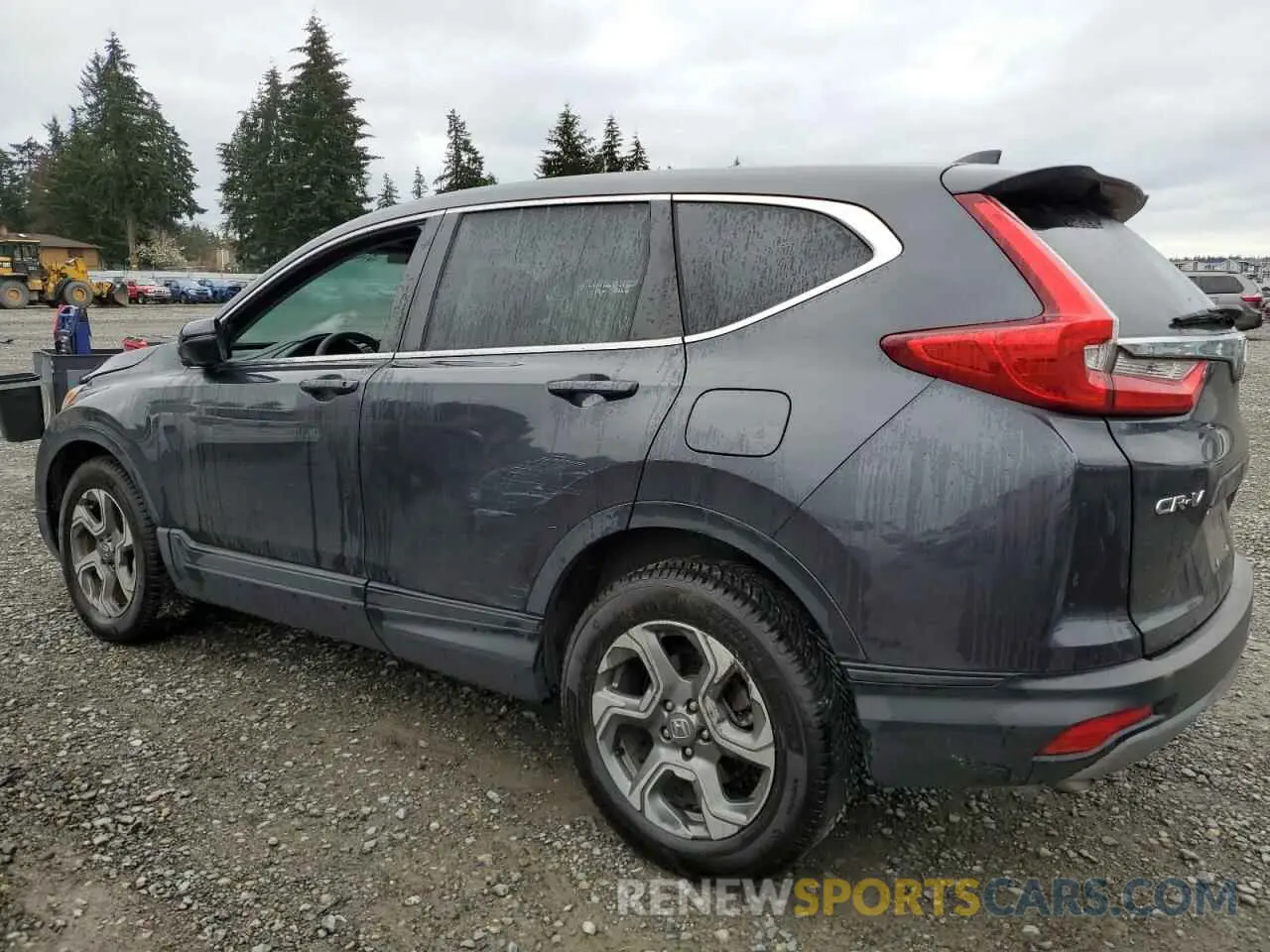2 fotografías del automóvil dañado 5J6RW2H57KA003390 HONDA CRV 2019