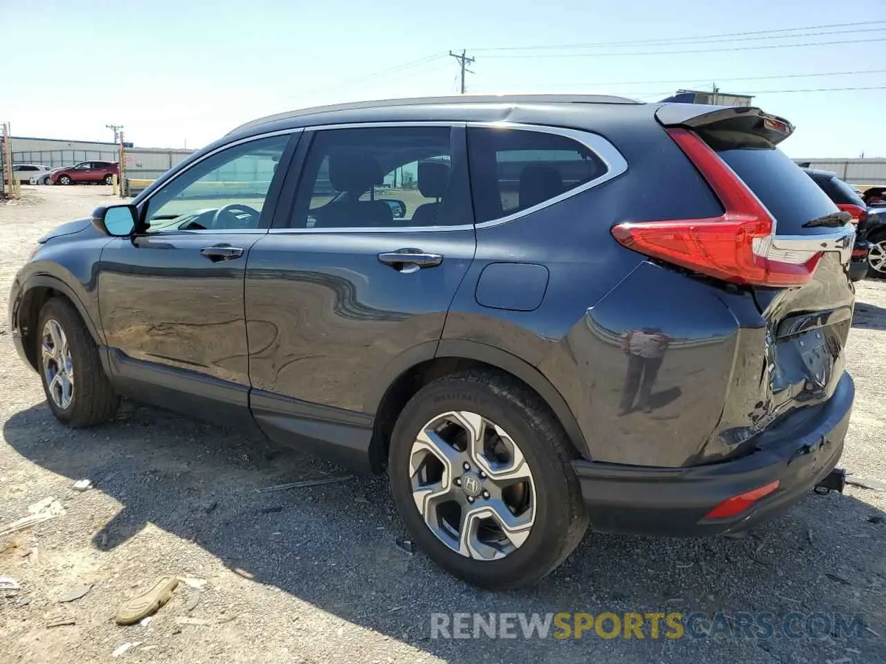 2 fotografías del automóvil dañado 5J6RW2H57KL025023 HONDA CRV 2019